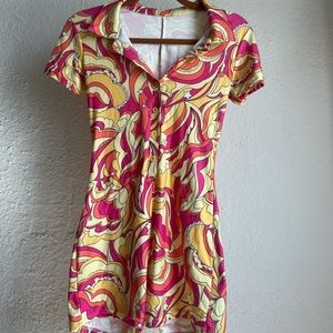 Super cute 70’s style romper